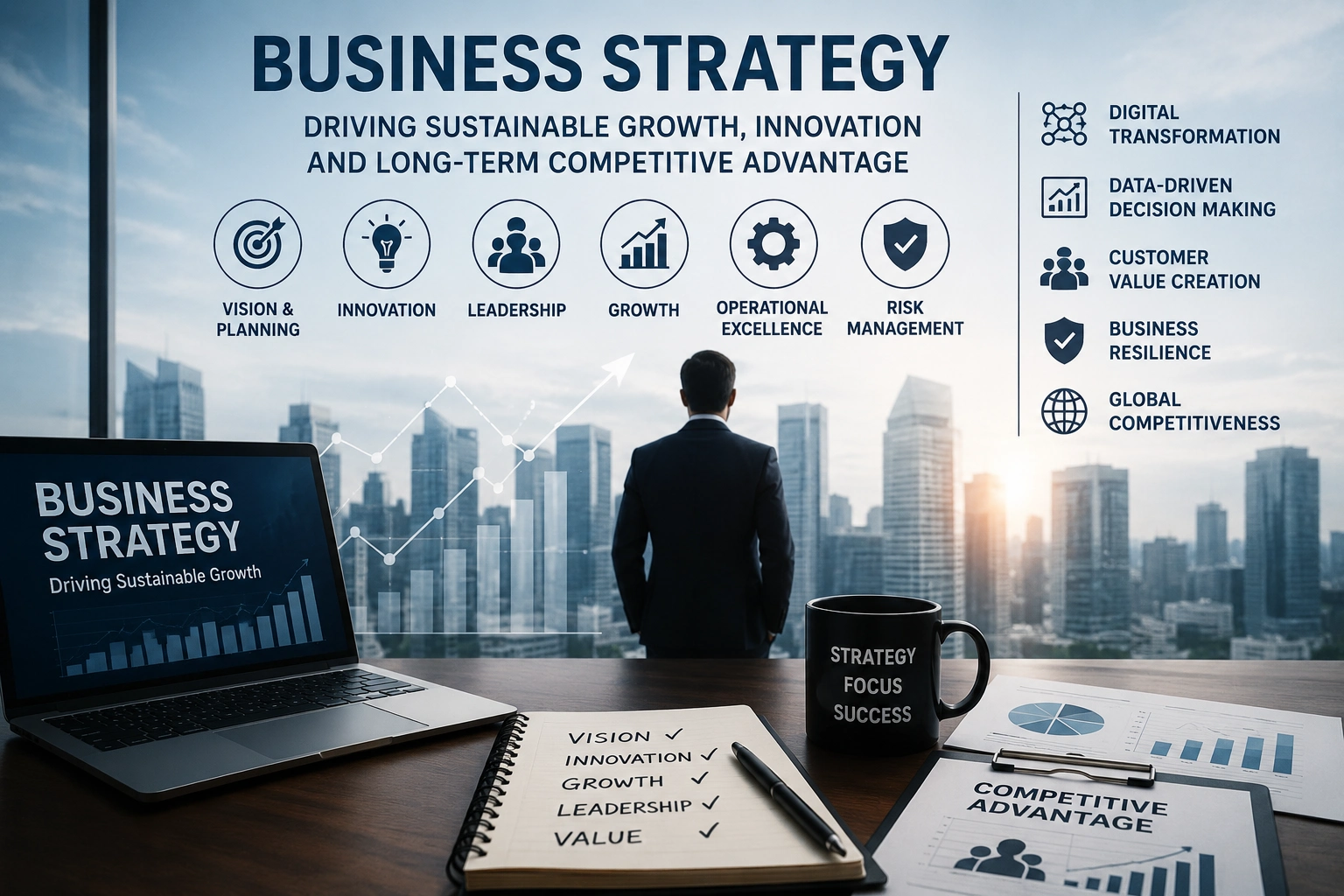 Business Strategy: Driving Sustainable Growth, Innovation and Long-Term Competitive Advantage Business Strategy