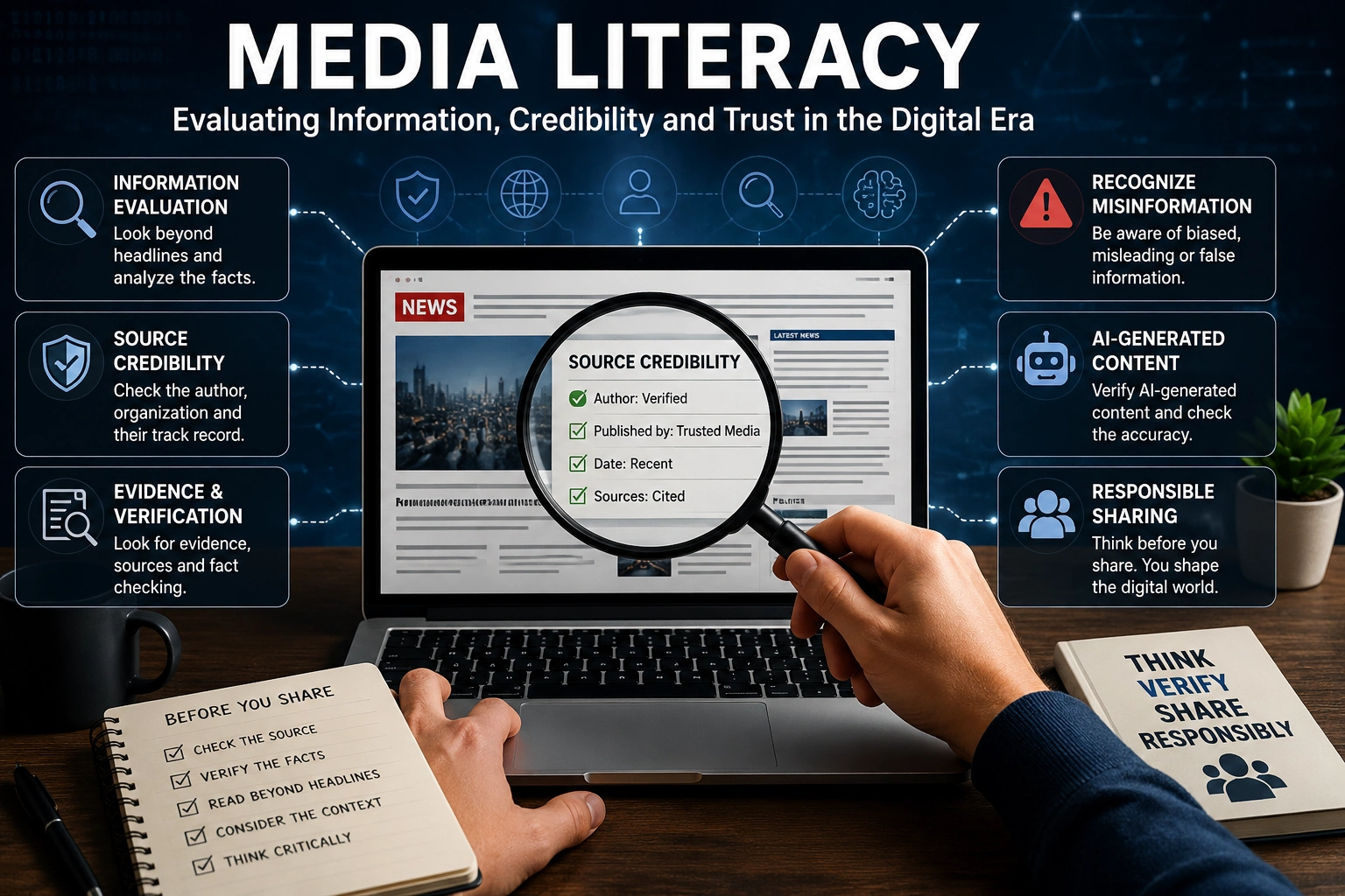 Media Literacy: Evaluating Information, Credibility and Trust in the Digital Era Media Literacy