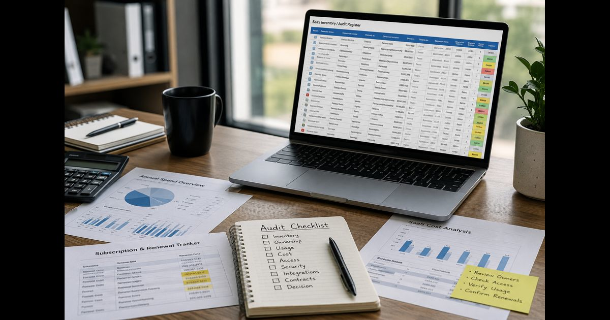 SaaS tool audit checklist for small business