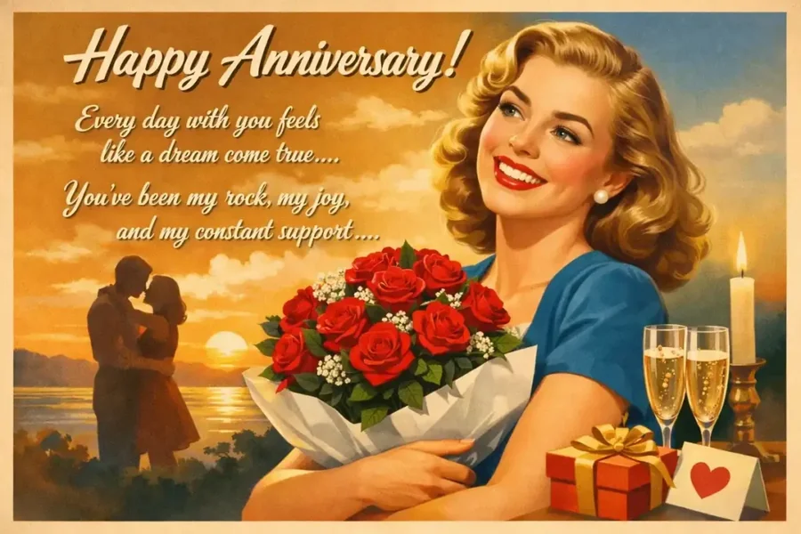 Anniversary Wishes for Love, Family and Close Friends
